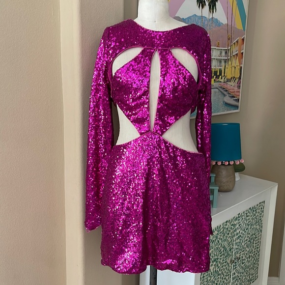 Dolls Kill Dresses & Skirts - Dolls Kill Club Exx Sequin Dress NWT